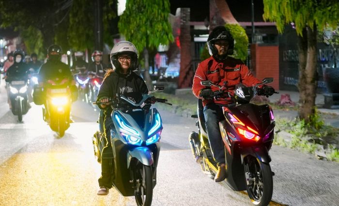 Konvoi dapat pendampingan safety riding dari Astra Motor Jateng