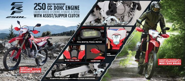 fitur Honda CRF250L
