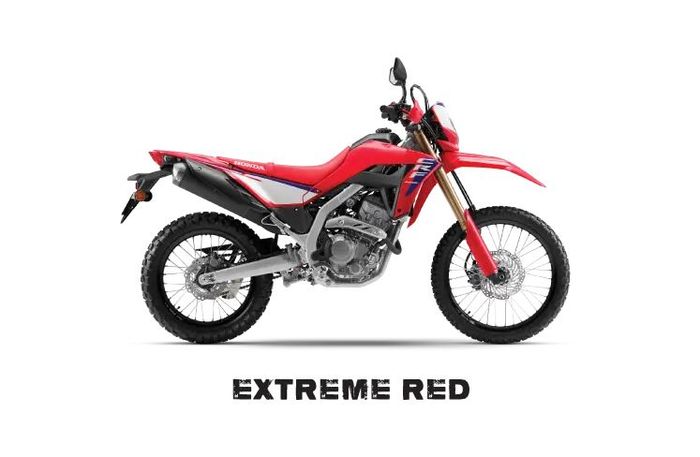 Honda CRF250L hanya tersedia dalam warna Extreme Red