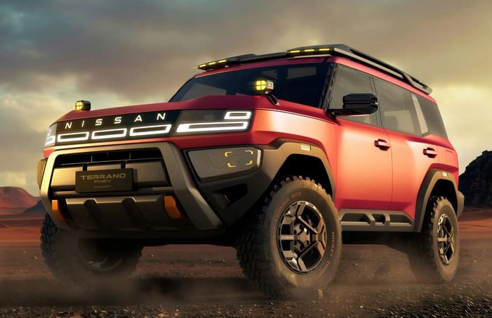 detail tampilan konsep Nissan Terrano PHEV