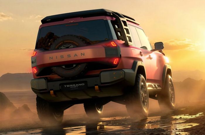 tampak belakang konsep Nissan Patrol PHEV