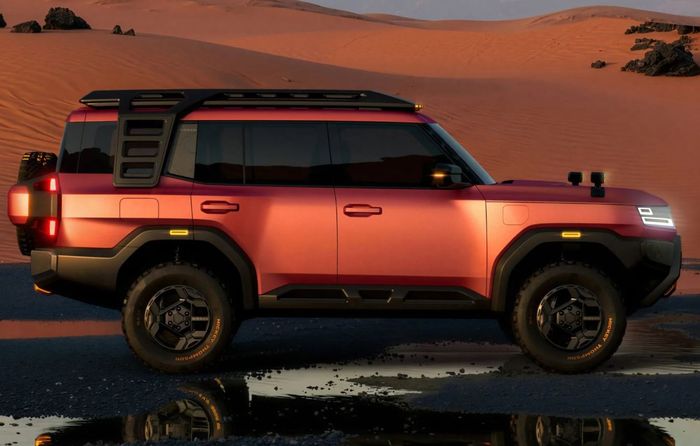 tampak samping konsep Nissan Terrano PHEV