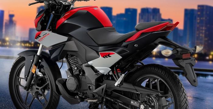 detail buritan Honda CB125 Hornet