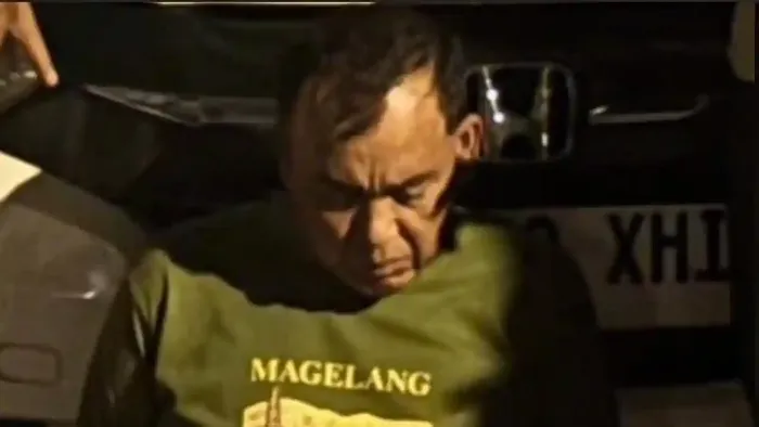 Wajah perwira TNI gadungan bernama Enjang (64) yang nyolong 250 Kg telur ayam pedagang naik Honda HR-V dengan modus bazar di kecamatan Pamulihan, Sumedang, Jawa Barat