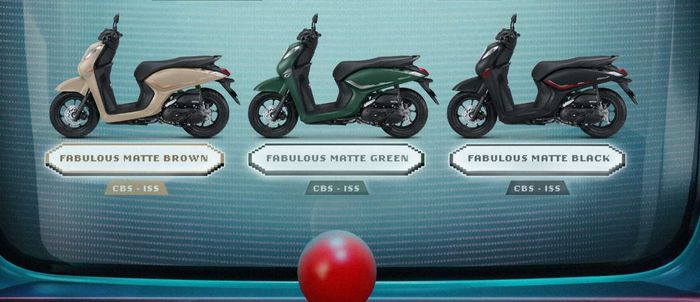 warna Honda Genio tipe CBS-ISS