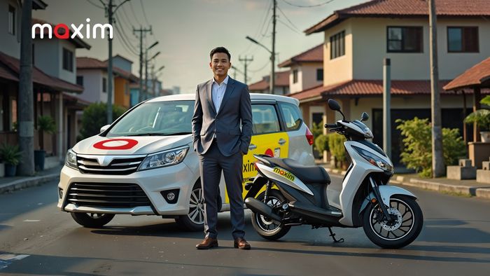 Ilustrasi mitra yang menjalankan layanan transportasi online sebagai bagian dari peluang usaha di sektor mobilitas.  