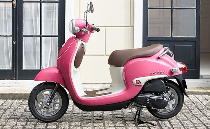 detail samping Honda Giorno 50 model 2026