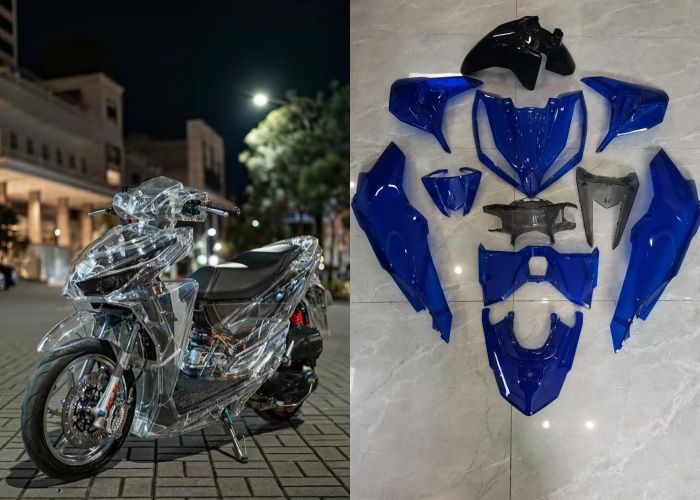 Cover Body Honda Vario transparan 