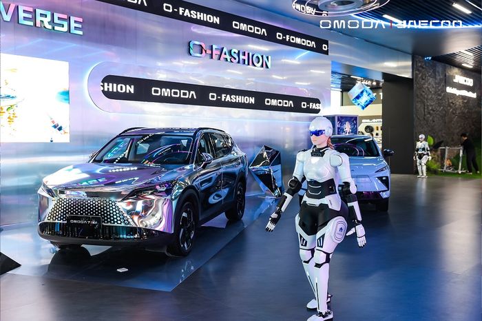 Tampak Paviliun Ekosistem di gelaran Chery International Business Summit (IBS) 2026