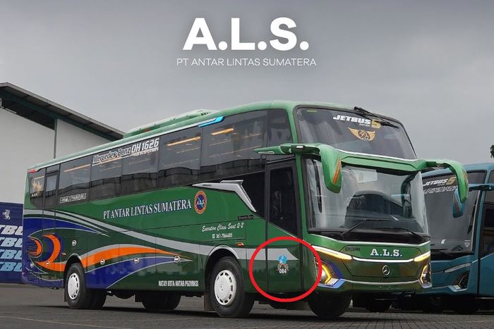 Nomor lambung di pintu bus ALS merupakan kode rahasia kepemilikan keluarga