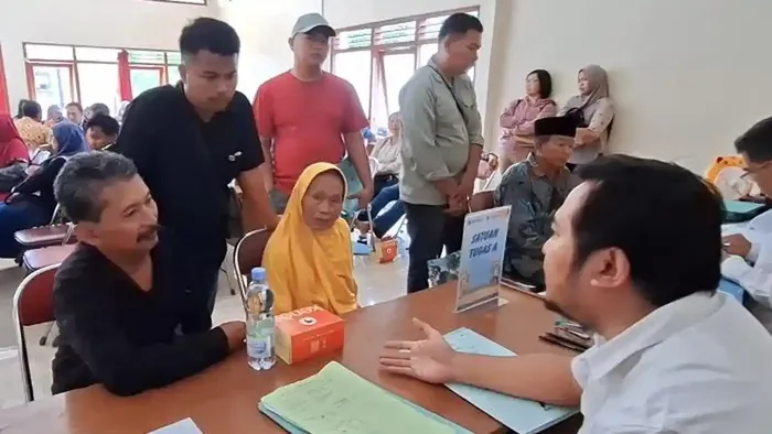 Pencairan Uang Ganti Rugi (UGR) untuk lahan terdampak proyek Tol Yogyakarta-YIA di Kalurahan Pengasih, Kapanewon Pengasih, Kulon Progo, Rabu (13/05/2026)