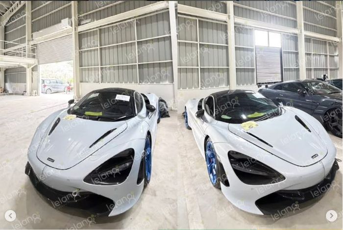 McLaren 720S yang dilelang Direktorat Jenderal Kekayaan Negara (DJKN) Kementerian Keuangan dengan nilai Rp 2.867.550.000