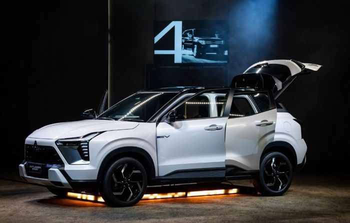 penampakan Mitsubishi Xforce HEV yang diperkenalkan di Selandia Baru