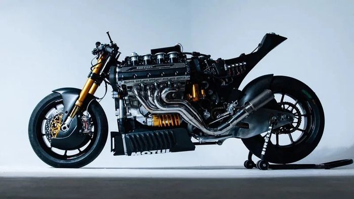 Motor bernama HF355 garapan Hazen Motorworks pakai mesin V8 Ferrari F355