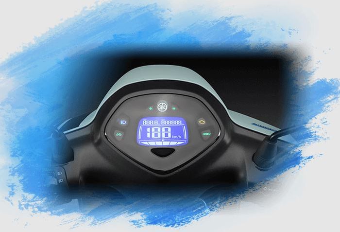 tampilan panel instrumen Yamaha Jog i Plus model 2026