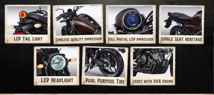 fitur Yamaha XSR 155