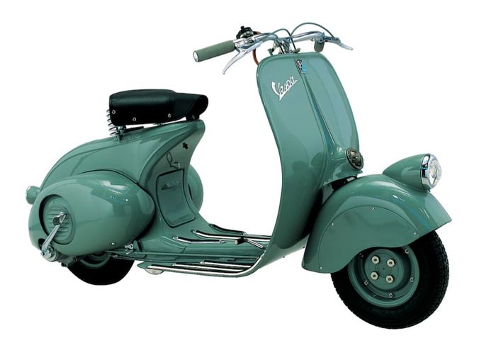 Vespa 98 berwarna Verde Pastello