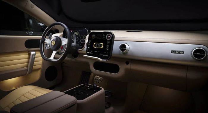 interior Ferrari Luce punya kesan kalem