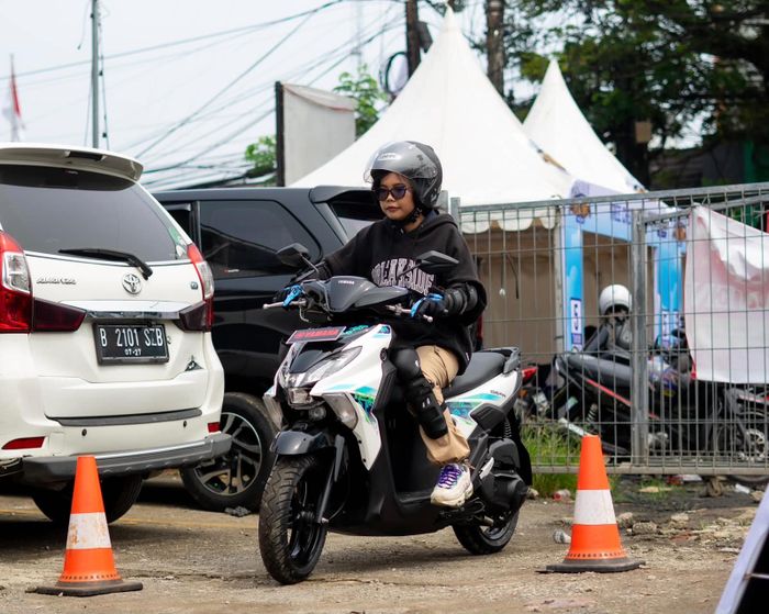 Ada area tes ride untuk mencoba langsung kemampuan Yamaha Gear Ultima