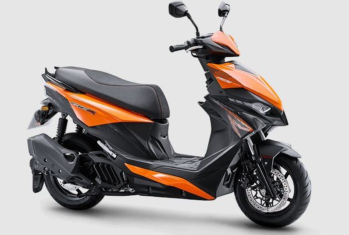 detail tampilan Kymco RTS R 165 model 2026