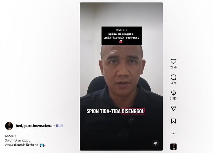 Tips dan trik terhindar dari sasaran kriminal begal modus senggol spion mobil atau motor.