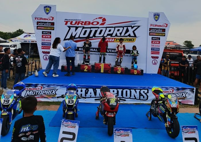Samarotungga Kaligis berhasil menang di dua race Motorprix Boyolali