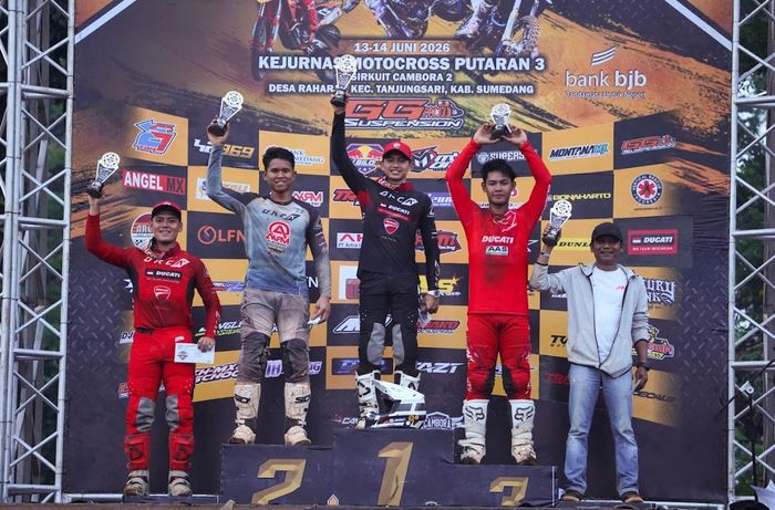Hasil gemilang Ducati MX Team Indonesia amankan podium pertama
