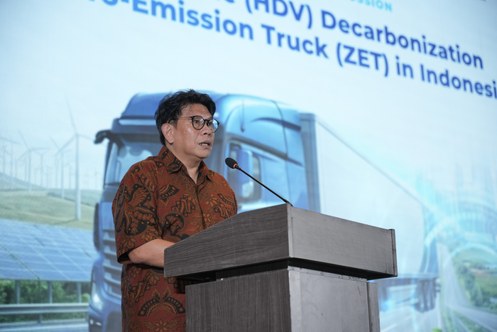 Fabby Tumiwa CEO IESR dalam Pembukaan Study Launching Decarbonization ZET in Indonesia