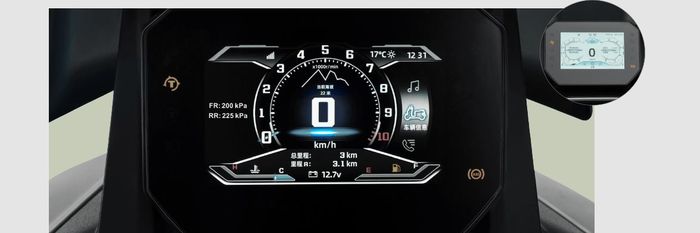 panel instrumen Honda HooRide 125
