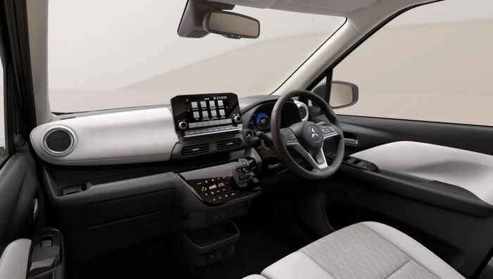 dasbor Mitsubishi eK Cross EV model 2026