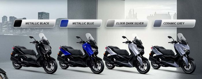pilihan warna Yamaha XMAX 250 Connected