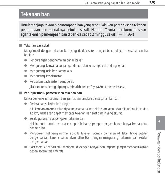 Penjelasan menjaga tekanan ban mobil hybrid