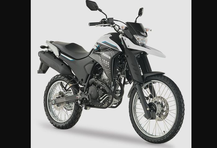 Yamaha XTZ 250 model 2026 warna putih aksen biru