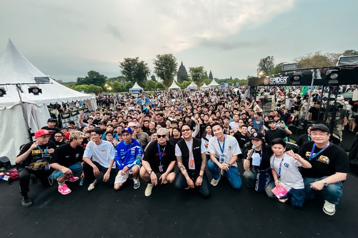 Keseruan Prambanan Heritage Meet Up di kawasan Candi Prambanan, Yogyakarta pada 26 April 2026
