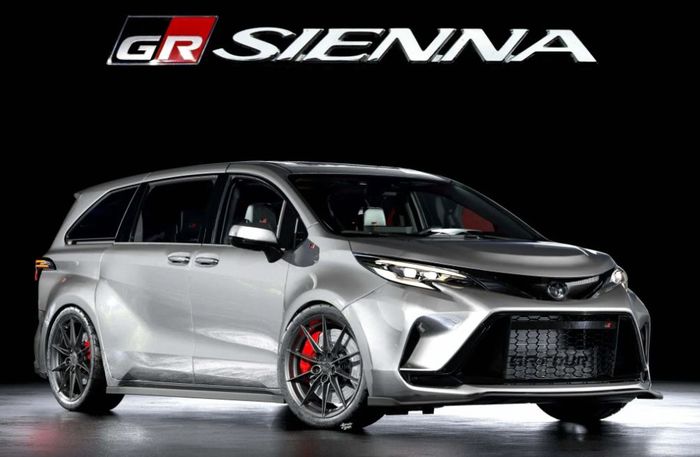 detail tampilan renderan Toyota GR Sienna