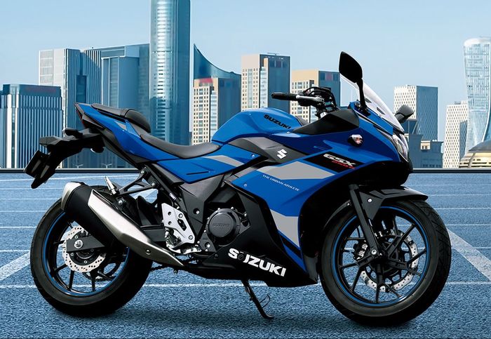 detail tampilan Suzuki GSX-250R