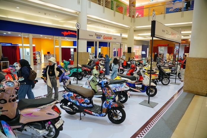 Beragam konsep modifikasi Yamaha Fazzio dan Grand Filano ditampilkan dalam Yamaha Classy Modifest 2026 Surabaya. 