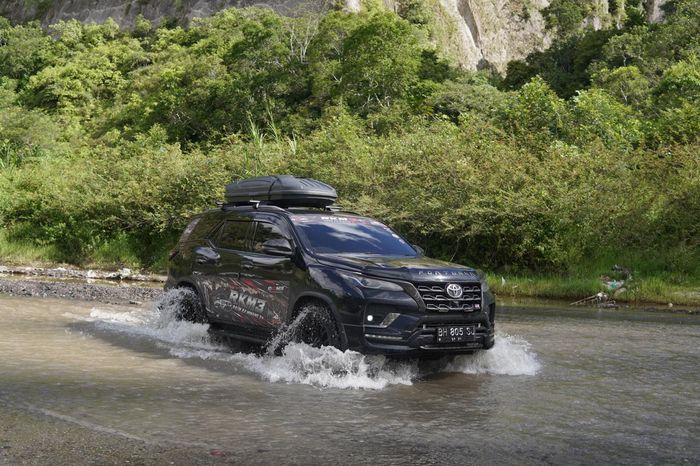 Tidak ketinggalan agenda offroad dalam kegiatan touring kali ini