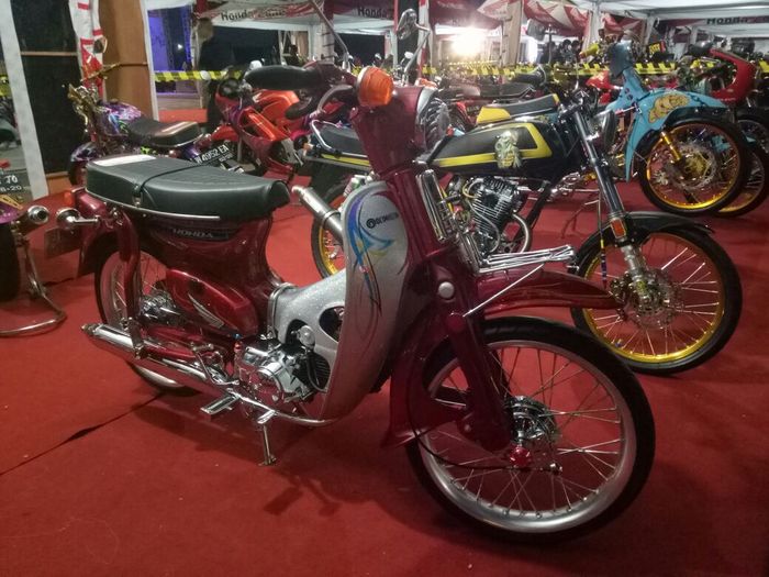 Motor peserta Honda Modif Contest di Malang