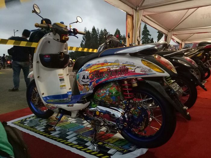 Motor Peserta Honda Modif Contest 2017 di Malang