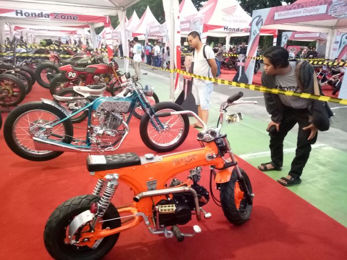 Motor Peserta Honda Modif Contest 2017 di Malang