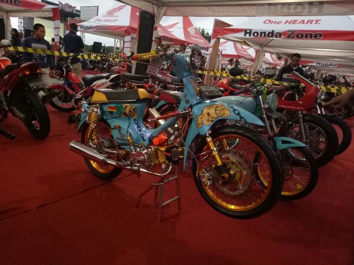Motor Peserta Honda Modif Contest 2017 di Malang