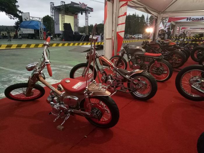 Motor Peserta Honda Modif Contest 2017 di Malang