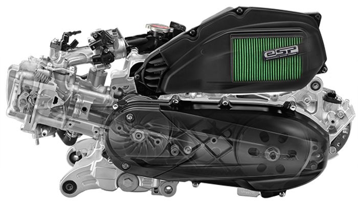 Ilustrasi. eSP engine pada skutik Honda