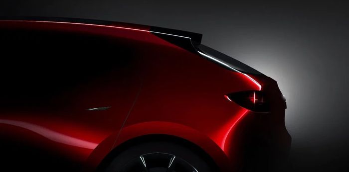 Siluet Yang Disinyalir Sebagai Mazda 3 Concept 