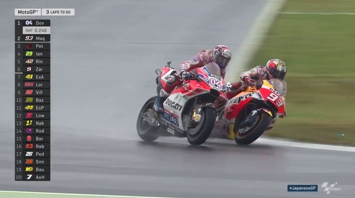 Marc mengambil alih posisi Dovizioso