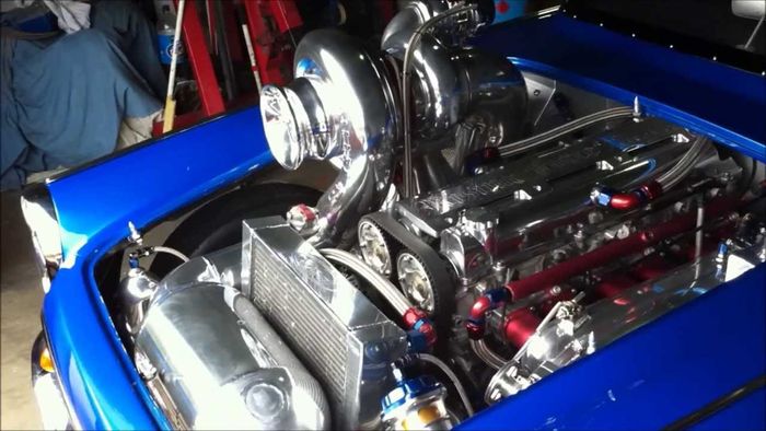 Turbo Besar Dipasangkan ke Mesin Supra 2JZ-GTE