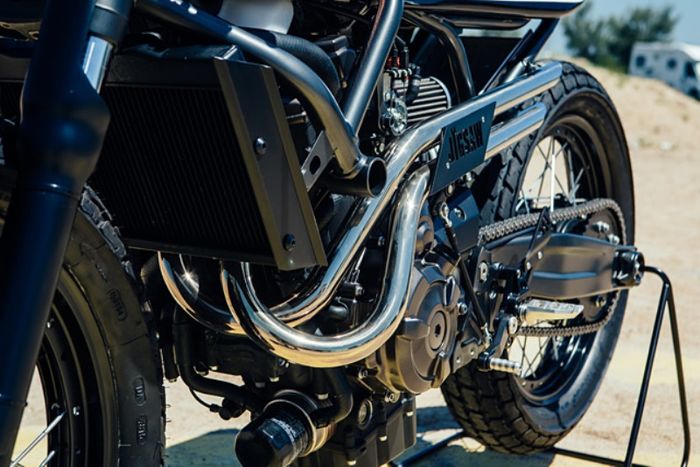 Yamaha XSR700 kustom flat tracker dari Jigsaw Customs, dilansir oleh www.yamahamotorsports.com