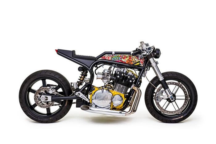Suzuki GSX1100 kustom cafe racer dari Ed Turner Motorcycle, dilansir oleh www.edturner-motorcycles.c