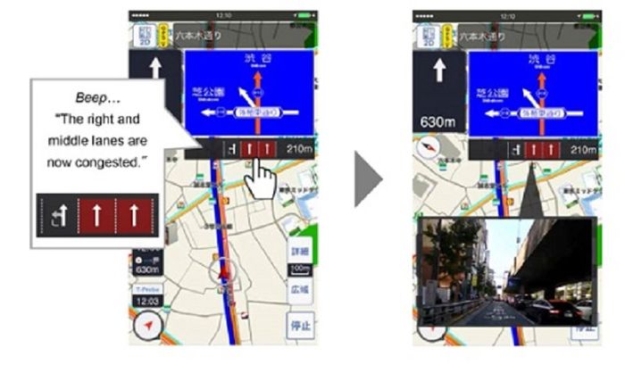 View of TC Smartphone Navigation